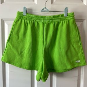 NWOT PINK High Waisted Campus Sweatshort